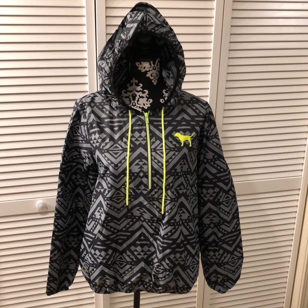 VS PINK Quarter Zip Rain Jacket XS